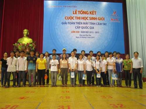 GDTrH - Đoàn giáo viên và học sinh tỉnh Điện Biên đoạt 12 giải trong kỳ thi học sinh giỏi giải toán trên máy tính cầm tay cấp quốc gia