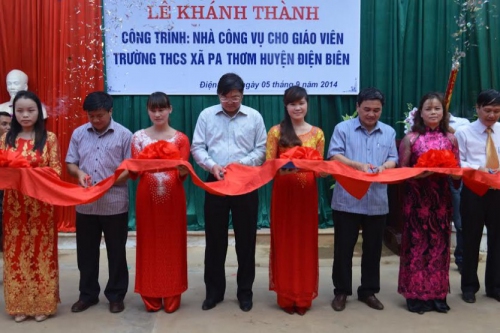 KHTC - Khánh thành Nhà công vụ trường THCS xã Pa Thơm huyện Điện Biên do Công đoàn Giáo dục Việt Nam Tài trợ