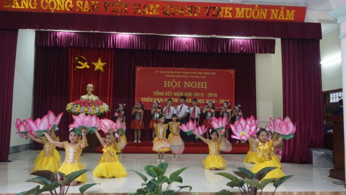 GDMN - Phòng Giáo dục và Đào tạo Thành phố Điện Biên Phủ tổ chức thành công hội nghị tổng kết năm học 2015-2016, triển khai nhiệm vụ năm học 2016-2017