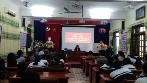 KTQLCLGD: 46 thí sinh của tỉnh Điện Biên tham gia Kỳ thi học sinh giỏi quốc gia 2017