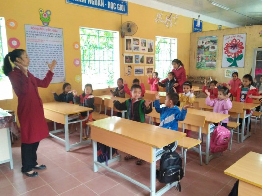 GDTH - Một số giải pháp nâng cao chất lượng dạy học môn Tiếng Việt lớp 1 - CNGD với học sinh ở trường PTDTBT Tiểu học Chà Nưa