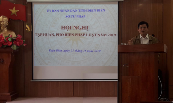 Tỉnh Điện Biên tổ chức Hội nghị phổ biến pháp luật năm 2019
