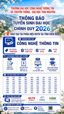 Phân hiệu Đại học Thái Nguyên tại tỉnh Điện Biên: Học đại học Công nghệ thông tin chính quy ngay tại Điện Biên – Cơ hội đón đầu Kỷ nguyên số
