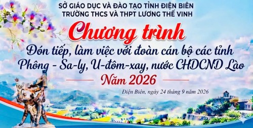 Trường THCS và THPT Lương Thế Vinh đón đoàn học viên các tỉnh Bắc Lào đến thực tế cơ sở, trao đổi kinh nghiệm giáo dục