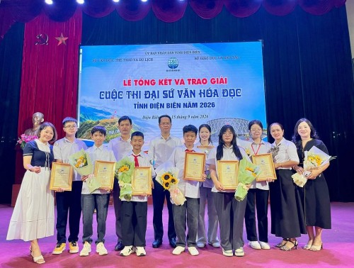 Trường THCS và THPT Lương Thế Vinh ghi dấu ấn tại Cuộc thi Đại sứ Văn hóa đọc tỉnh Điện Biên năm 2026