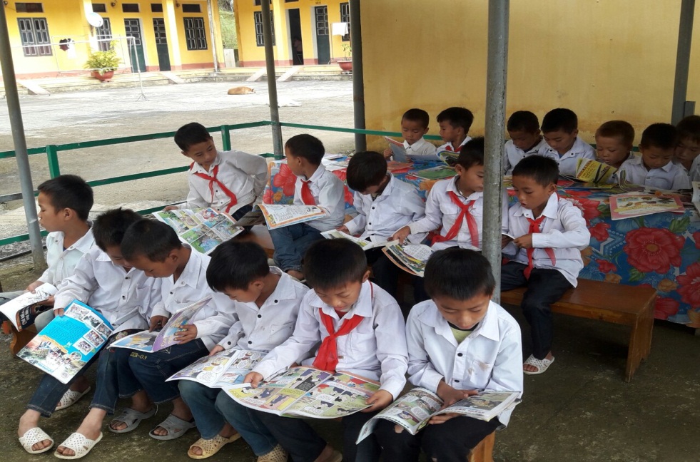 GDTH - Xây dựng môi trường tăng cường tiếng Việt cho học sinh dân tộc thiểu số ở trường PTDTBT Tiểu học Pu Lau