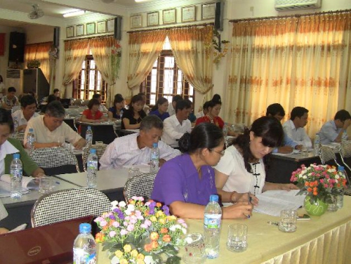 GDTrH – Sở Giáo dục và Đào tạo tổ chức Hội thảo xây dựng chương trình tiếng Thái, tiếng Mông lớp 6,7 cấp THCS.