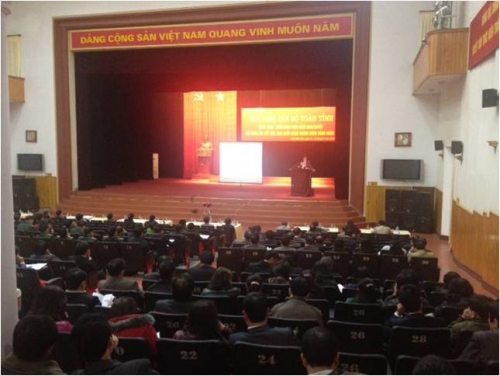 TCCB - Tỉnh ủy Điện Biên tổ chức Hội nghị cán bộ toàn tỉnh nhằm quán triệt, triển khai học tập Nghị quyết Trung ương 8, khóa XI.