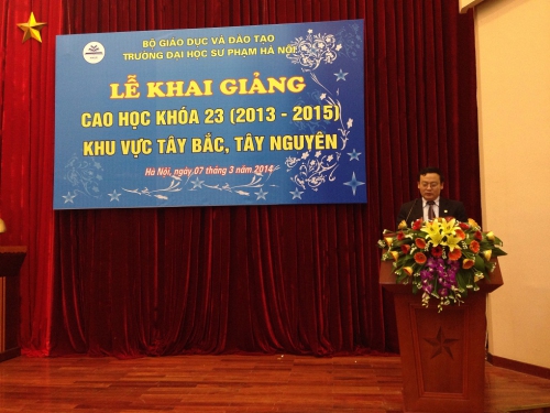 Tin TCCB - Khai giảng cao học khóa 23 (2013-2015) khu vực Tây Bắc và Tây Nguyên tại Hà Nội.