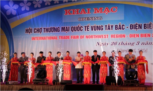 TCCB- Khai mạc Hội chợ Thương mại Quốc tế vùng Tây Bắc, Điện Biên-năm 2014.