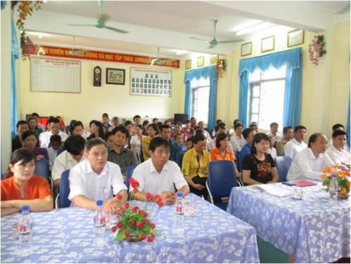GDTX-CN: Hưởng ứng Tuần lễ toàn cầu hành động giáo dục cho mọi người năm 2014 tại thị xã Mường Lay.