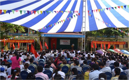 GDTX-CN: Huyện Điện Biên tổ chức hưởng ứng Tuần lễ toàn cầu hành động giáo dục cho mọi người năm 2014.