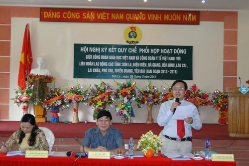 CĐN - Công đoàn Giáo dục Việt Nam ký Quy chế phối hợp với Liên đoàn Lao động các tỉnh vùng Tây Bắc và miền núi phía Bắc