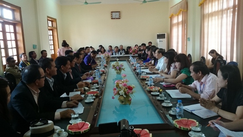 GDTX&CN: Đoàn công tác trường Đại học Walailak (Thái Lan) đến thăm và làm việc tại trường Cao đẳng Sư phạm Điện Biên