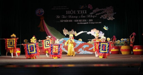 GDMN -  Hội thi “Bé tài năng âm nhạc” dành cho các bé mầm non huyện Điện Biên thành công rực rỡ