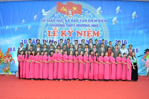 KT&QLCLGD: Trường THPT Mường Nhé kỷ niệm 10 năm Ngày thành lập và 34 năm ngày Nhà giáo Việt Nam.