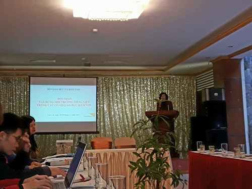 GDMN - Bộ Giáo dục và Đào tạo tổ chức Hội thảo xây dựng môi trường tiếng Việt trong các cơ sở giáo dục mầm non
