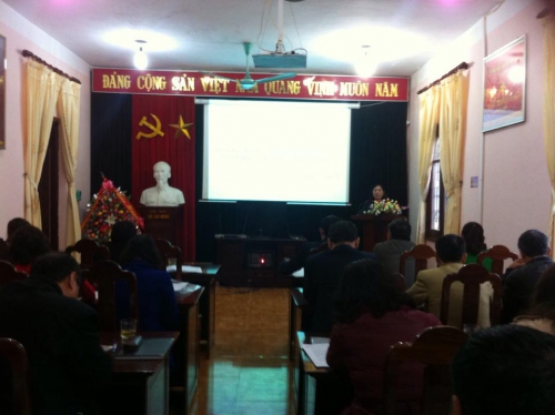 CĐN-Hội nghị tổng kết công tác thi đua khối Công đoàn ngành - Công đoàn Viên chức tỉnh Điện Biên năm 2016