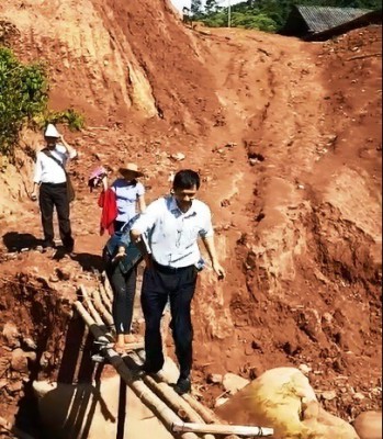 Kiểm tra hiện trạng chuẩn bị đầu tư xây dựng trường PTDTBT THCS Nậm Nhừ, huyện Nậm Pồ