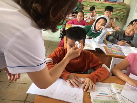 Công tác phòng chống dịch viêm phổi cấp do chủng mới vi rút corana (Covid- 19) của trường TH số 2 xã Thanh Xương huyện Điện Biên