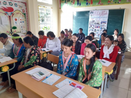 Những kết quả đạt được trong công tác xóa mù chữ trên địa bàn huyện Mường Chà