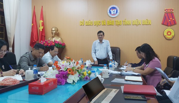 Hội đồng nhân dân tỉnh Điện Biên làm việc với Sở Giáo dục và Đào tạo về công tác giáo dục chuyên nghiệp và dạy nghề giai đoạn 2015 – 2020.