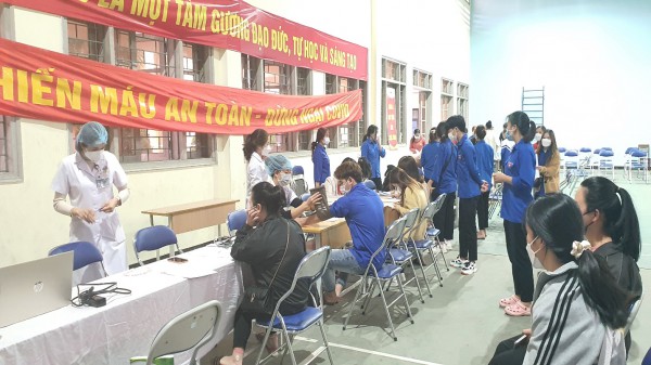 Trường Cao đẳng Sư phạm Điện Biên tổ chức hiến máu nhân đạo tình nguyện đợt 1, năm 2022
