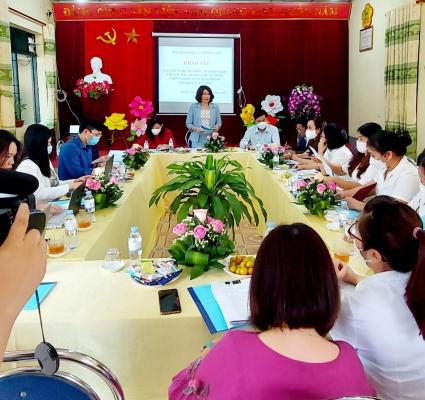 Bộ Giáo dục và Đào tạo khảo sát xây dựng Đề án Phổ cập GDMN cho trẻ em mẫu giáo và Đề án Hỗ trợ phát triển GDMN vùng khó giai đoạn 2023-2030 tại huyện Điện Biên