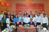 Đoàn công tác Sở Giáo dục và Thể thao tỉnh Luông-pha-bang, CHDCND Lào thăm, làm việc với Sở Giáo dục và Đào tạo Điện Biên