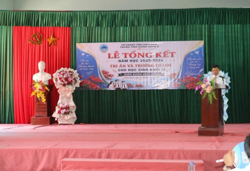 Trung tâm GDNN-GDTX 2 tổ chức Lễ Tổng kết năm học 2025– 2026, tri ân và trưởng thành học sinh khối 12