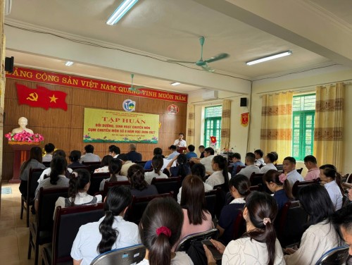 CỤM CHUYÊN MÔN SỐ 8 BỒI DƯỠNG, SINH HOẠT CHUYÊN MÔN CHUẨN BỊ NĂM HỌC 2026–2027