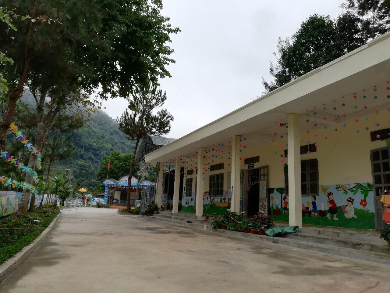 GDMN - Trường mầm non Nậm Khăn huyện Nâm Pồ nỗ lực xây dựng trường đạt  chuẩn quốc gia mức độ 1